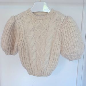 White Zara size S sweater